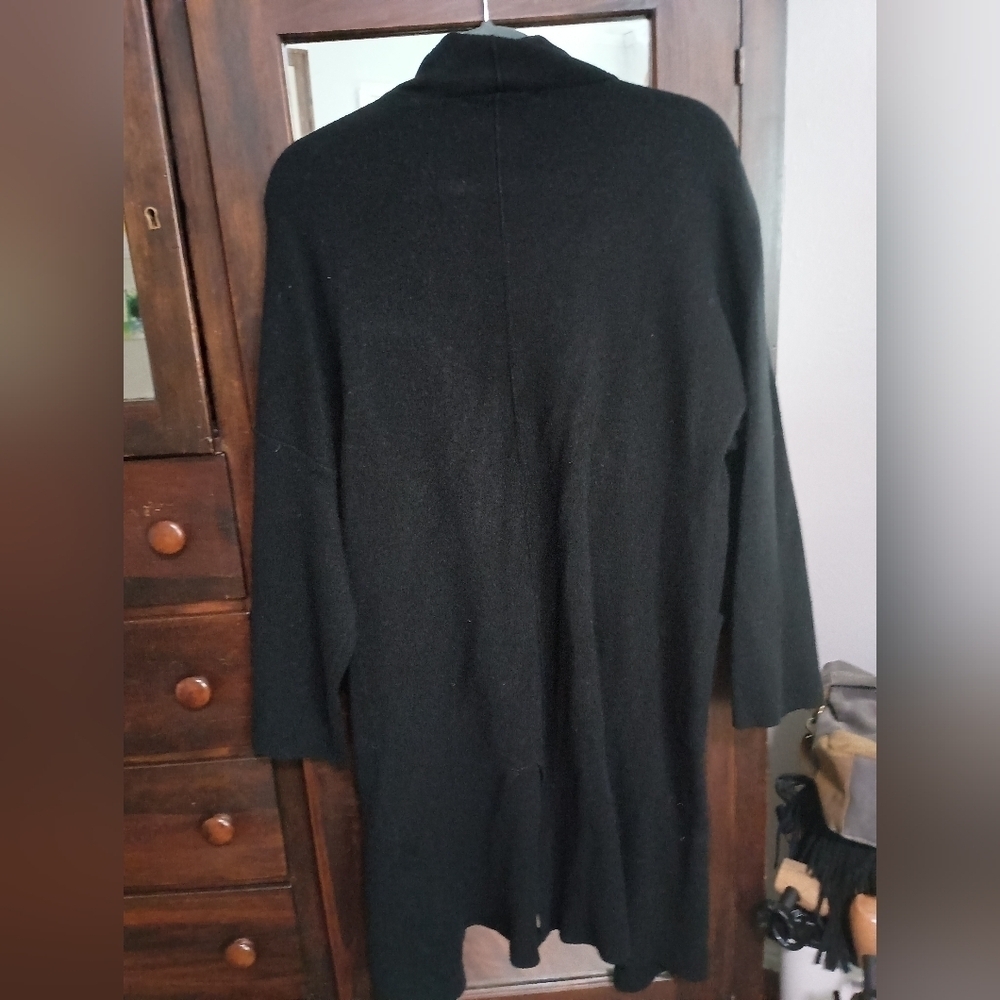 Magaschoni Long Black Sweater_Large - Picture 2 of 6
